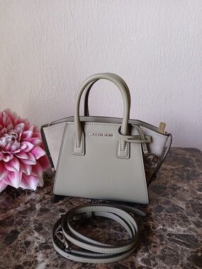 Michael Kors Small Satchel in Sage Green